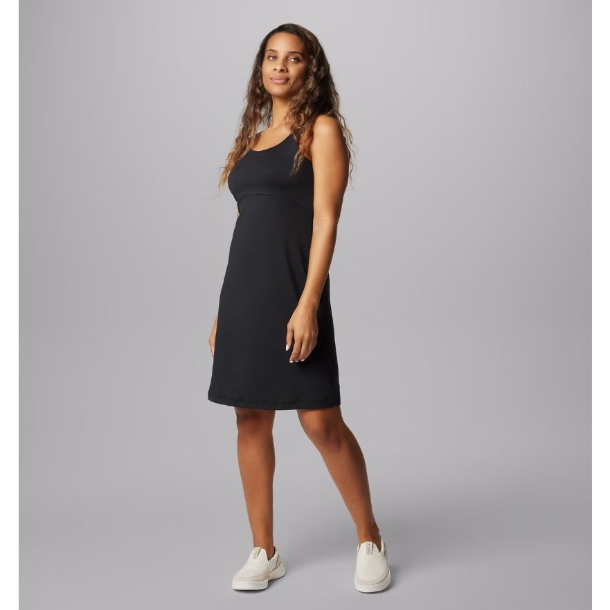 Columbia Womens PFG Freezer III Tank Dress Small Black UPF Performance NWT