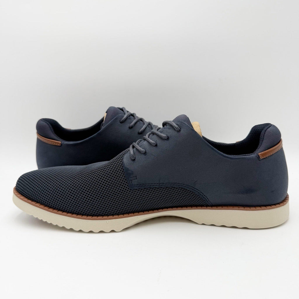 Dr. Scholls Mens Sync Oxford Shoes Size 10 M EU 44 Navy Blue Knit NIB
