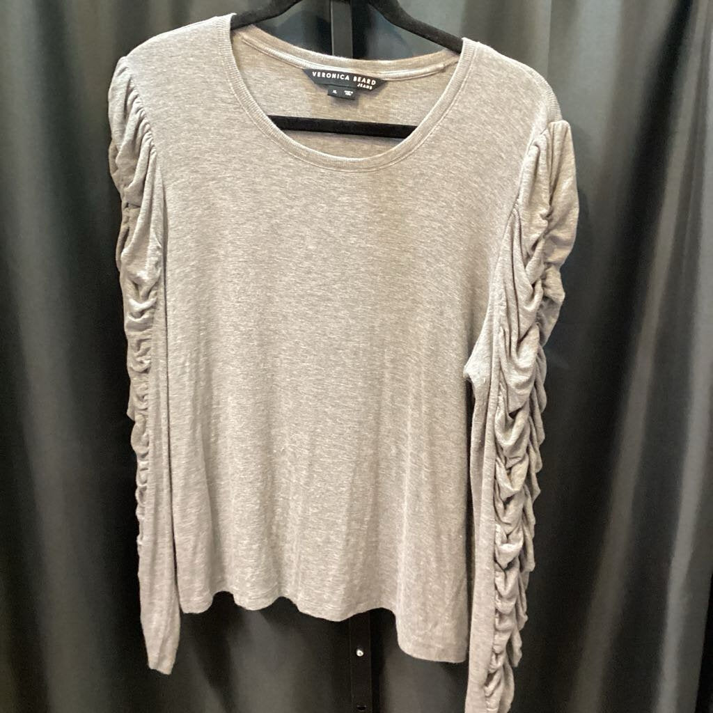 Veronica Beard Ruffled Sleeve TOPS XL