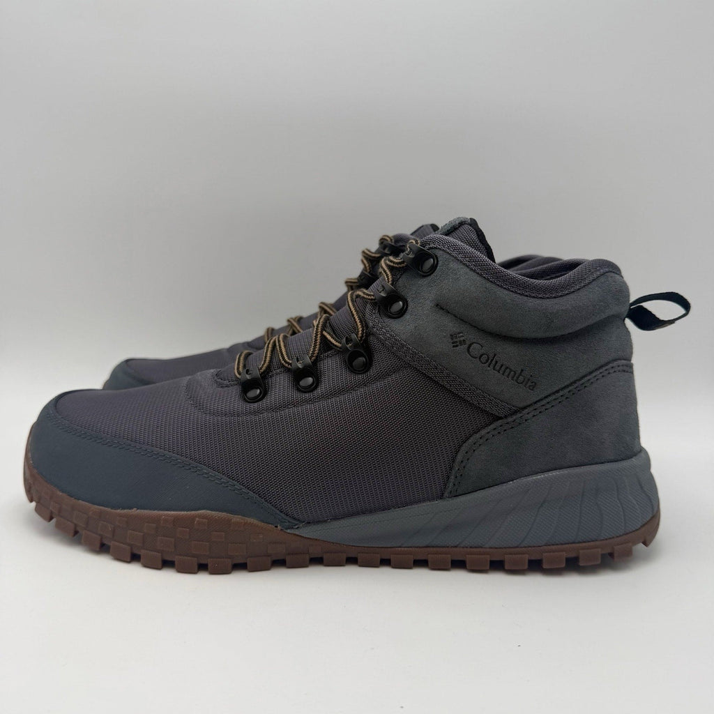 Columbia Mens Fairbanks Mid Climbing Shoes Size 10 M Grey Blue Waterproof NWOB