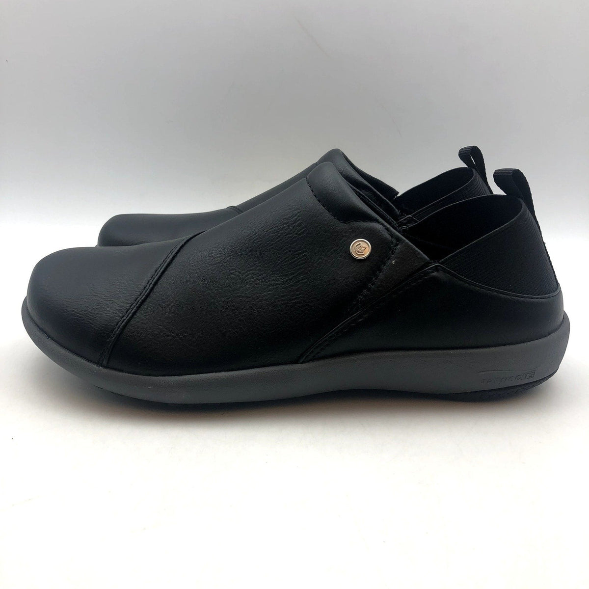 Spenco Womens Brooklyn Convertible Casual Sneakers Size 6.5 Black Slip On NIB