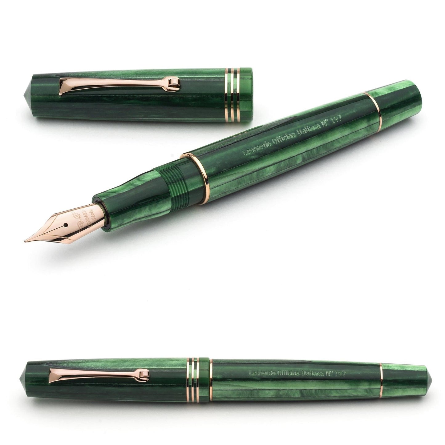 Leonardo Momento Zero Fountain Pen – Spaghetti Alga – RGT #6