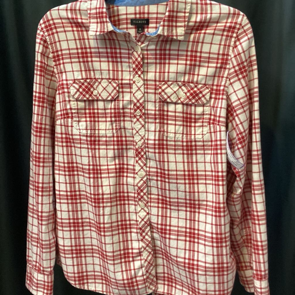 Talbots Flannel TOPS 10