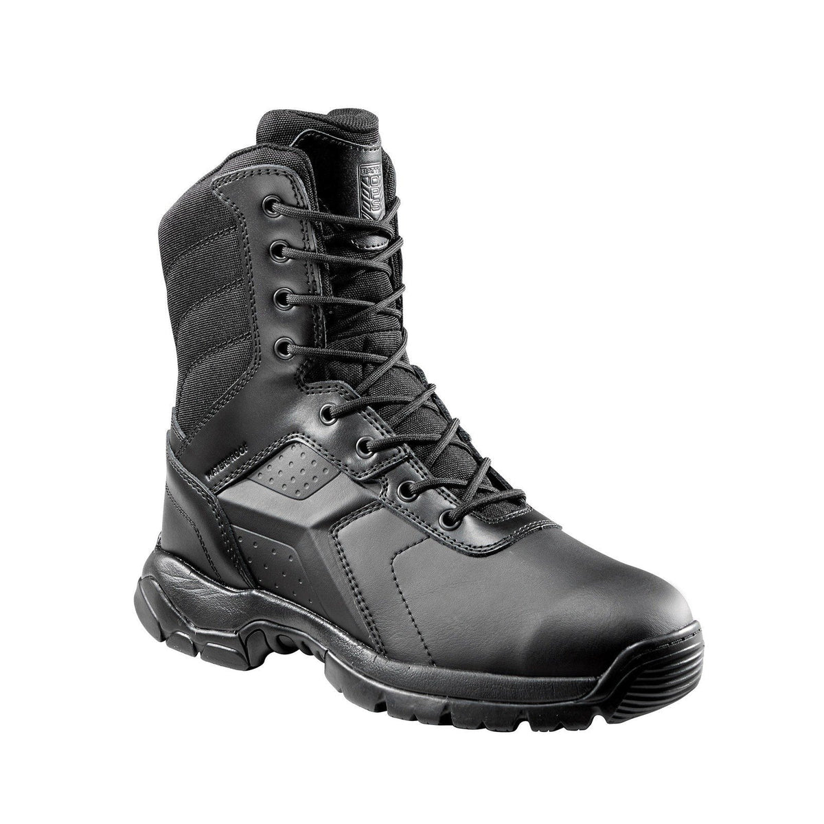 Battle Ops Mens 8” CT Tactical Duty Boot Size 9 Black Leather Waterproof NIB