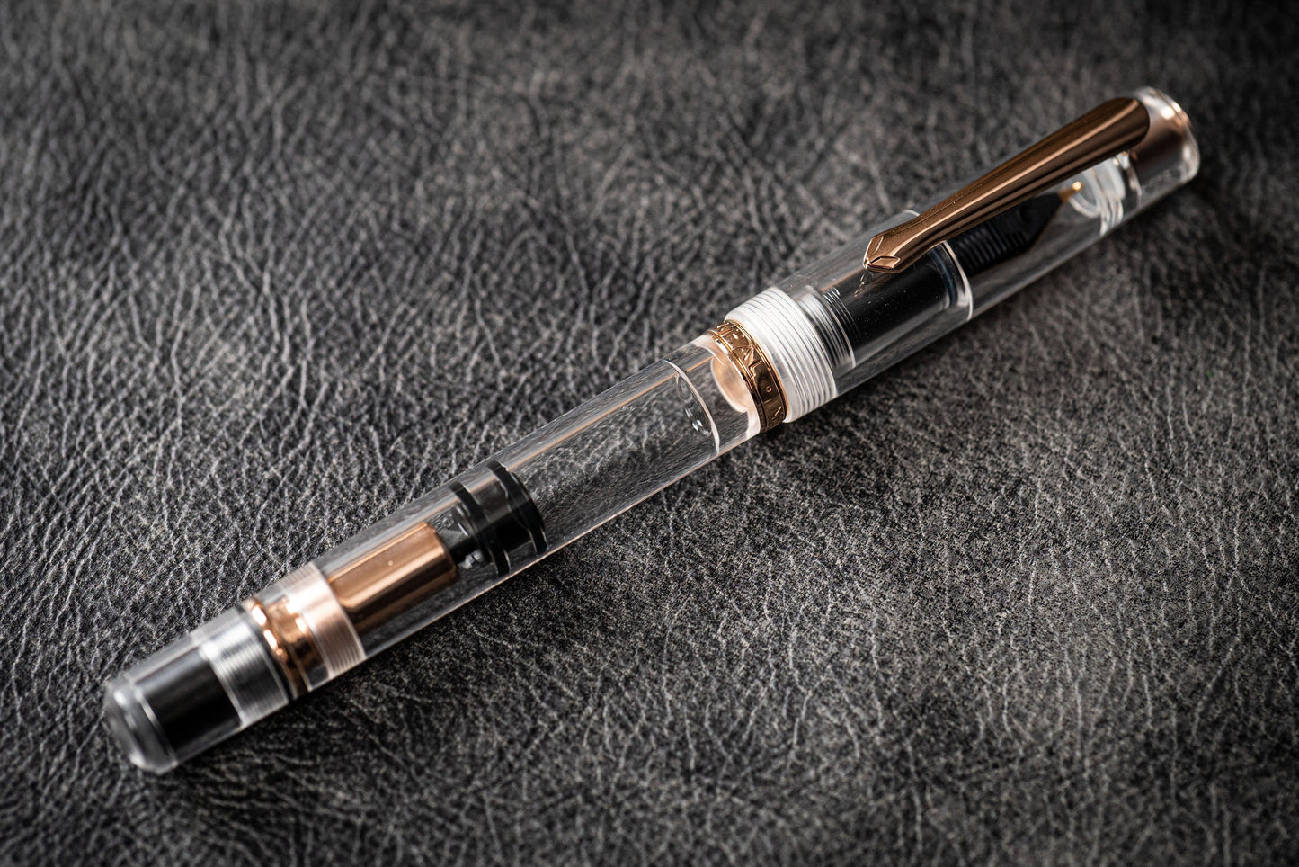 Nahvalur X Galen Original Rose Gold Fountain Pen - Demo