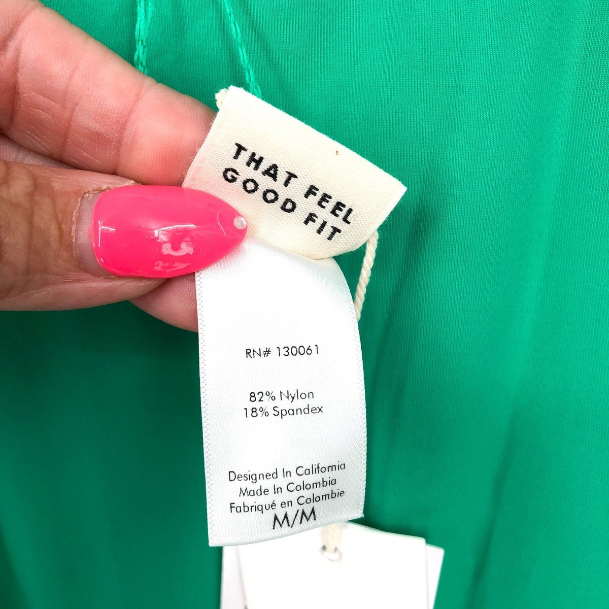 L*SPACE Women's Piper Classic One Piece Swimsuit Medium Jade Green Keyhole NWT