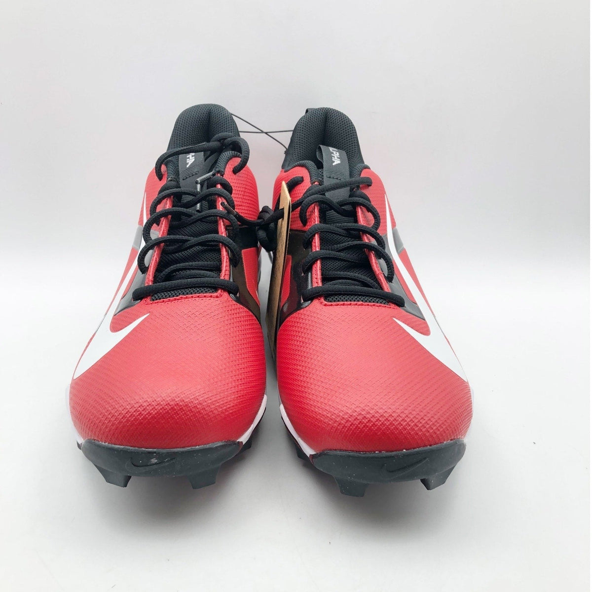 Nike Men's Alpha Menace 4 Shark Football Cleats Size 13 Red White NWOB