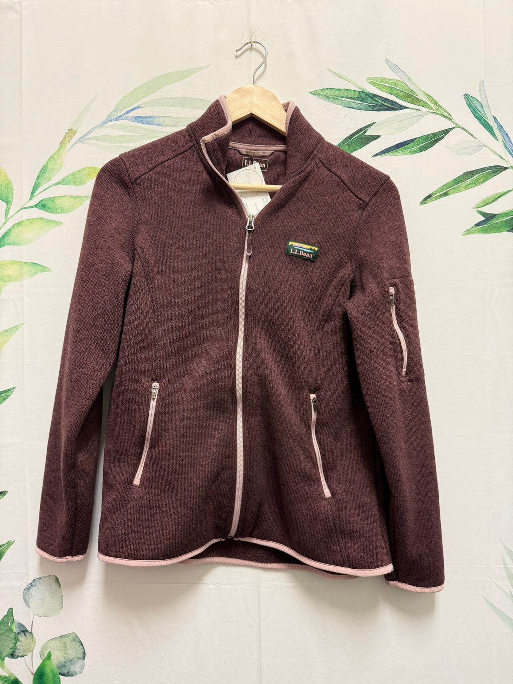 LL Bean Fleece Zip Up Jacket (M) oo*