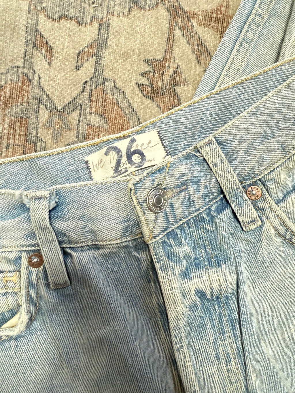 Free People Straight HR Jeans (26x32)
