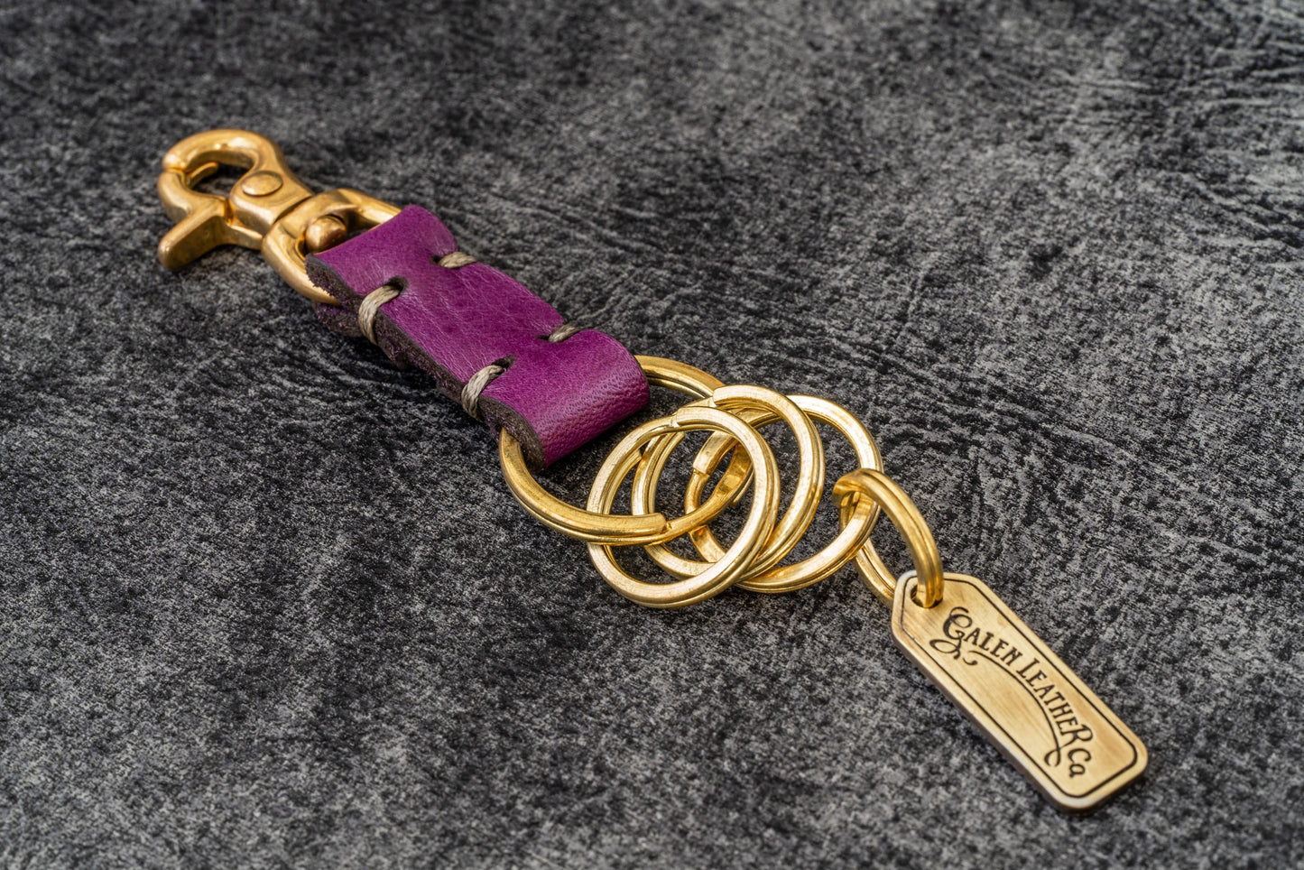 Leather Key Ring - New York