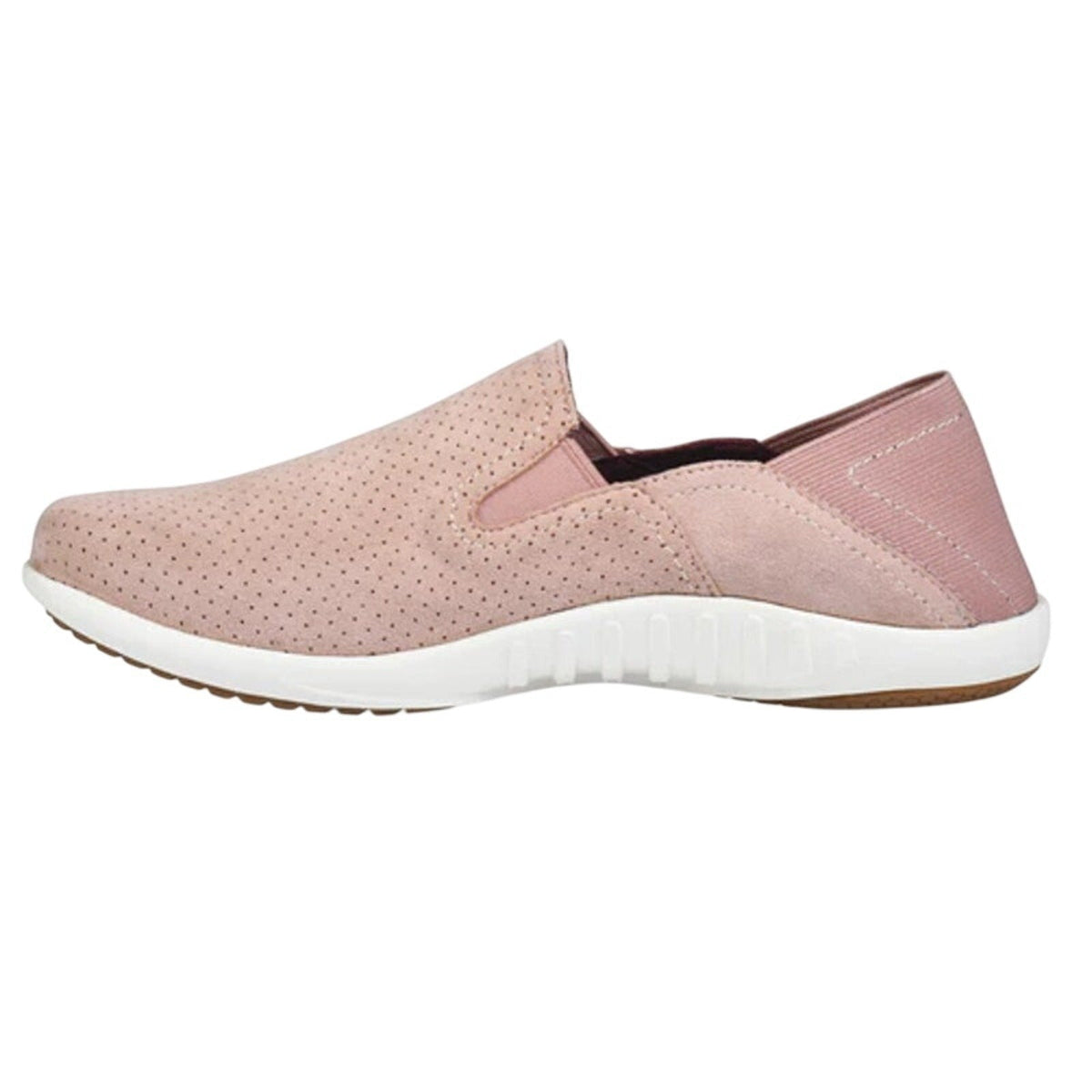 Spenco Womens Siesta Convertible Shoes Size 6 WIDE Pink Suede Casual Slip On NIB