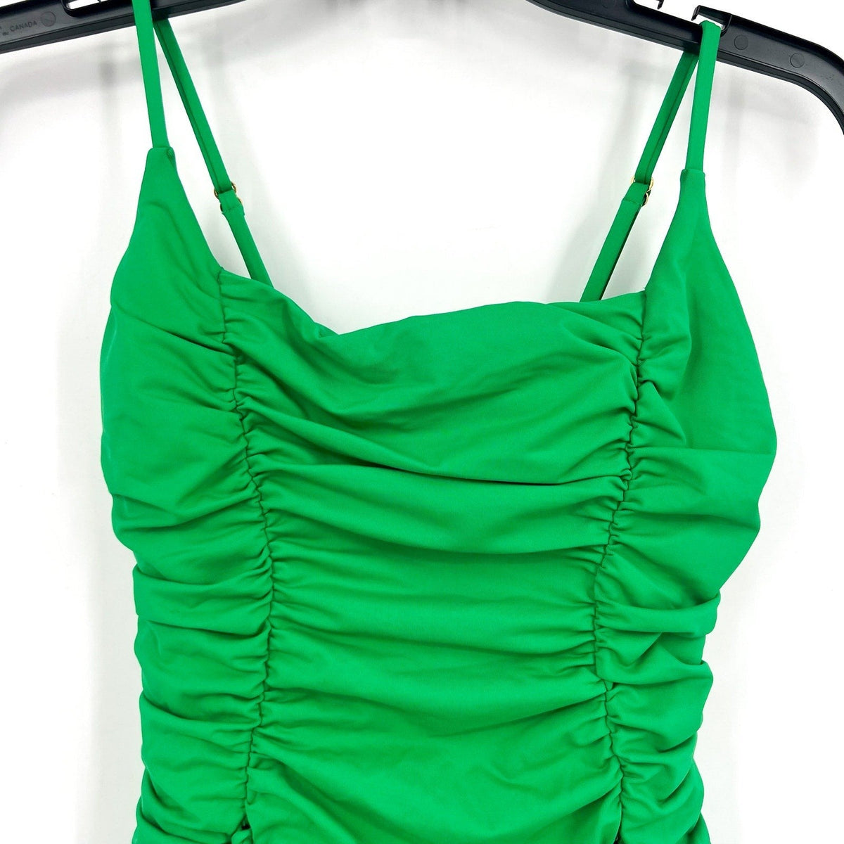 BECCA Color Code Paula One Piece Swimsuit Small Emerald Green Square Neck NWT