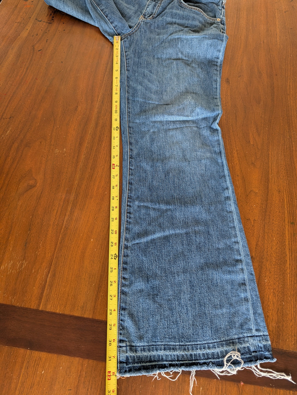 Anthropologie Pilcro Dark Wash Wide Leg Jeans - 30