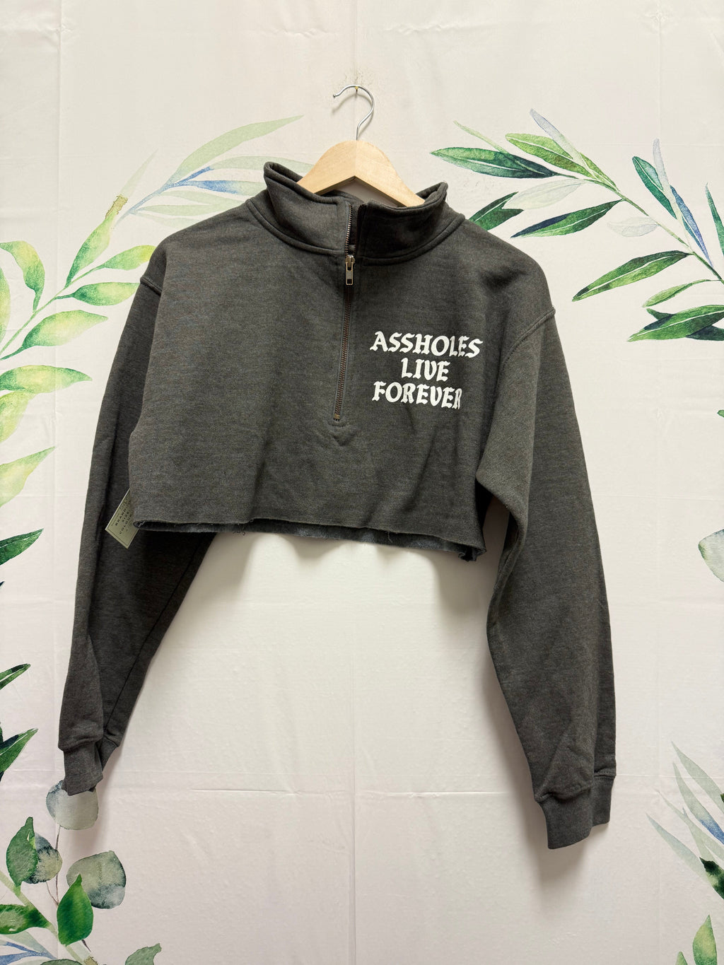 Assholes Live Forever Half Zip (S)