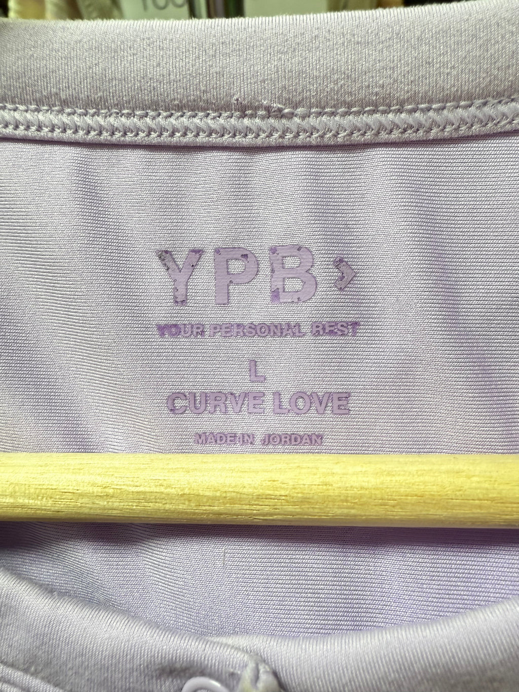 Abercrombie YPB Plunge Henley Crop Tank (L)