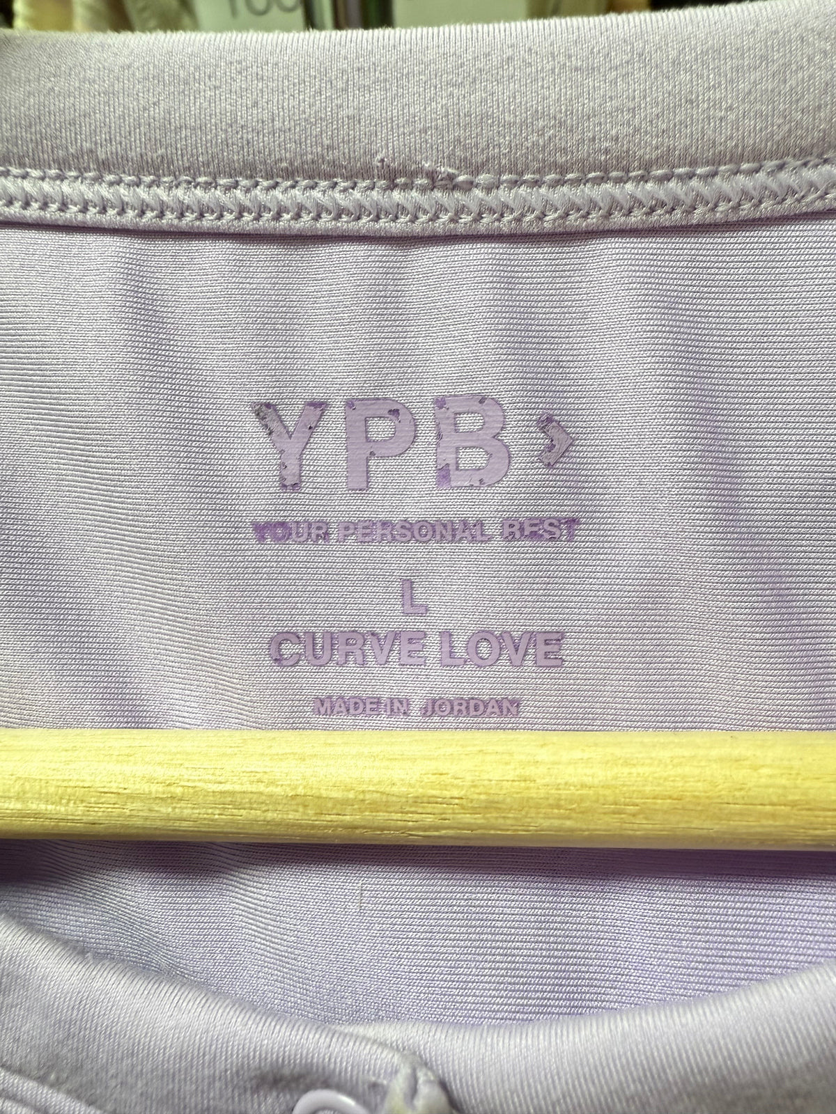 Abercrombie YPB Plunge Henley Crop Tank (L)