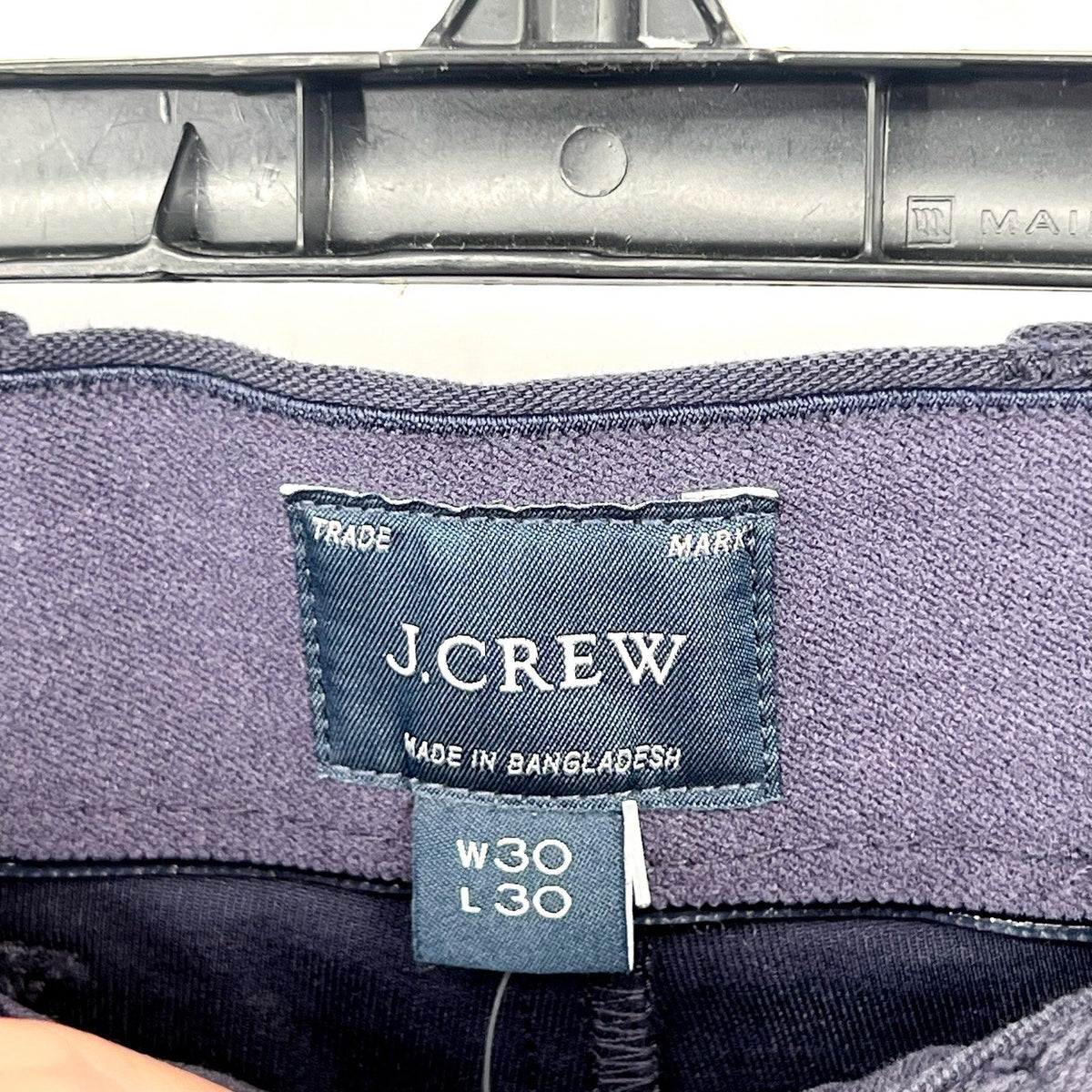 J.CREW Mens 770 Straight-Fit Tech Pants 32x30 Navy Blue Midweight BU844 NWT