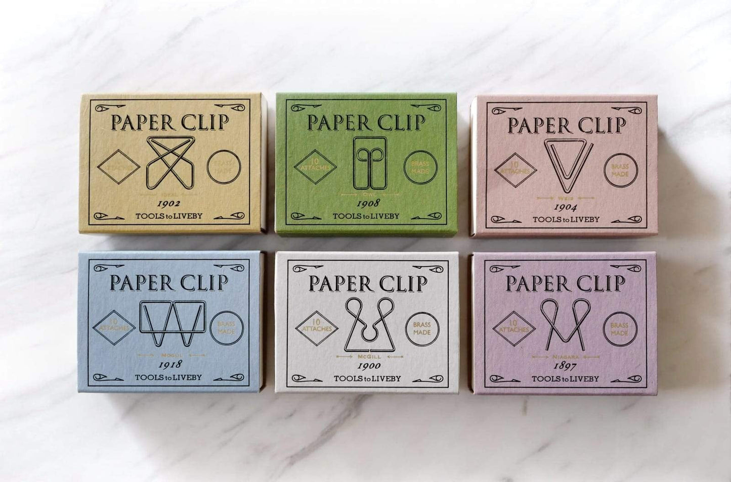 Tools to Liveby Brass Paper Clips (Weis)