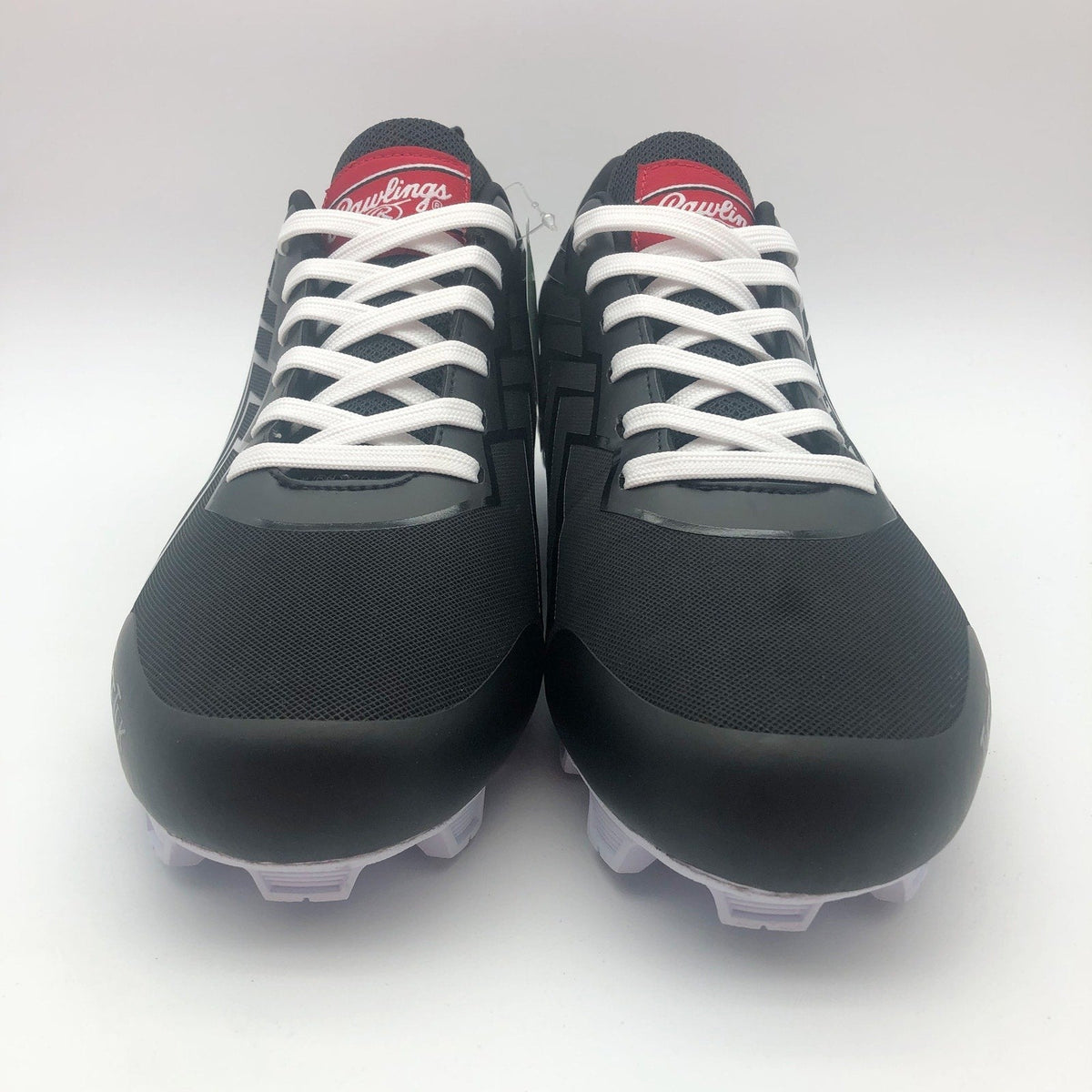 Rawling Mens Savage Low Lace Up Baseball Cleats Size 7.5 Black White NWOB