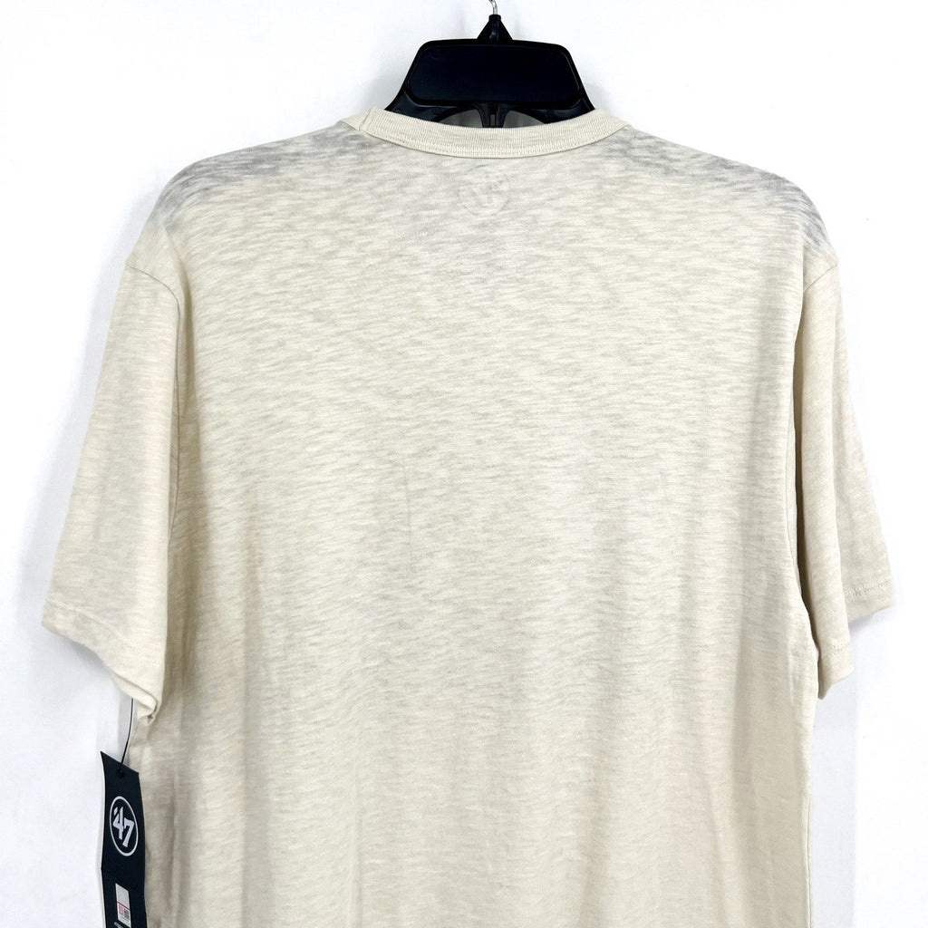 47 BRAND University of Mississippi Bottom Line Scrum Tee Medium Khaki NWT