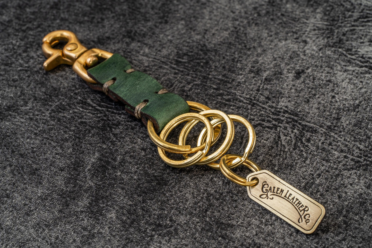 Leather Key Ring - New York