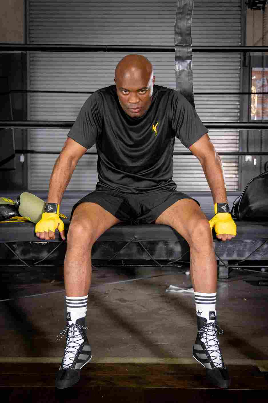 adidas x Anderson Silva Half Sleeve Tee for Boxing adiASTS01