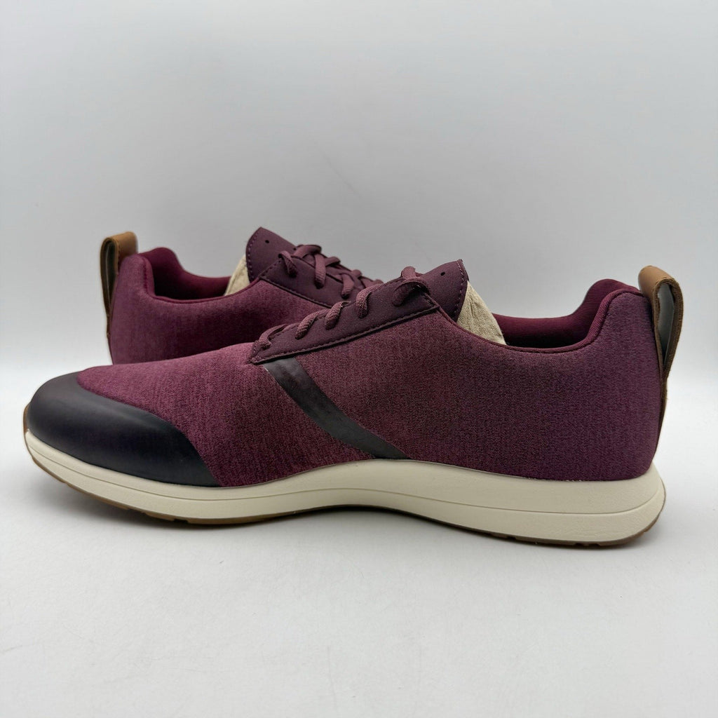 YORK Athletics Mens Henry Runner Sweatshirt Casual Sneakers Size 12 Red Knit NIB