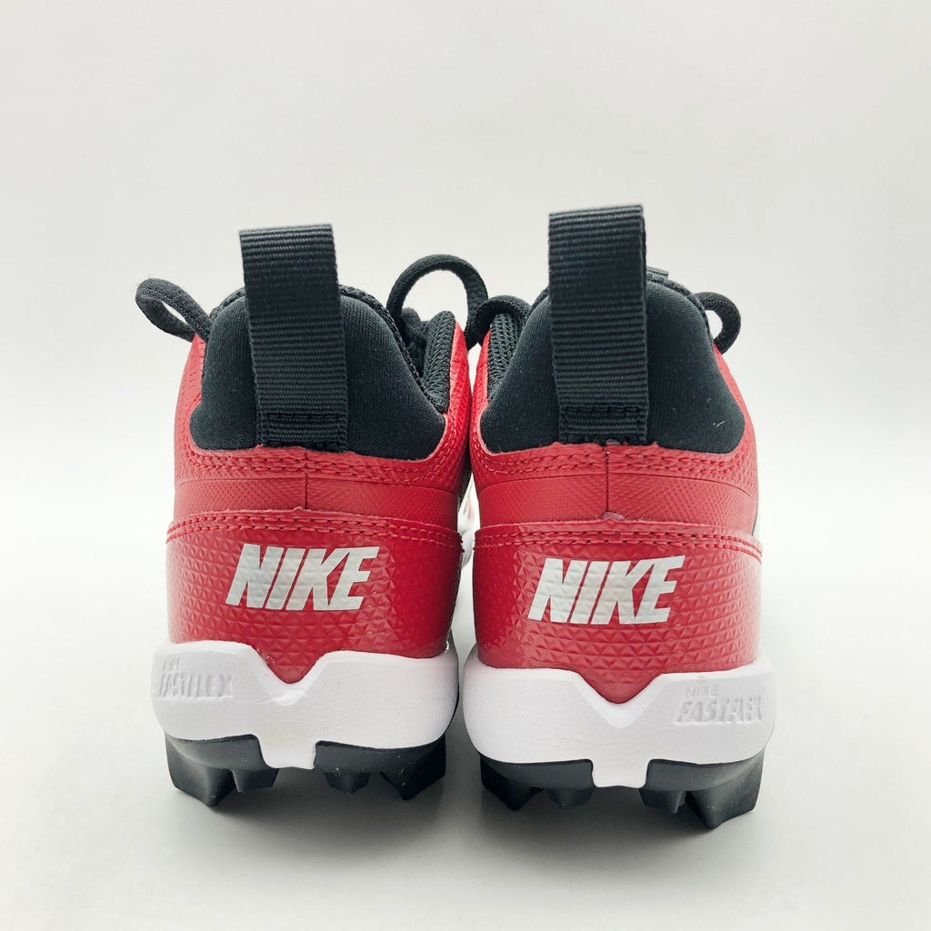 Nike Boys' Alpha Menace 4 Shark Football Cleats Size 10 Red White NWOB
