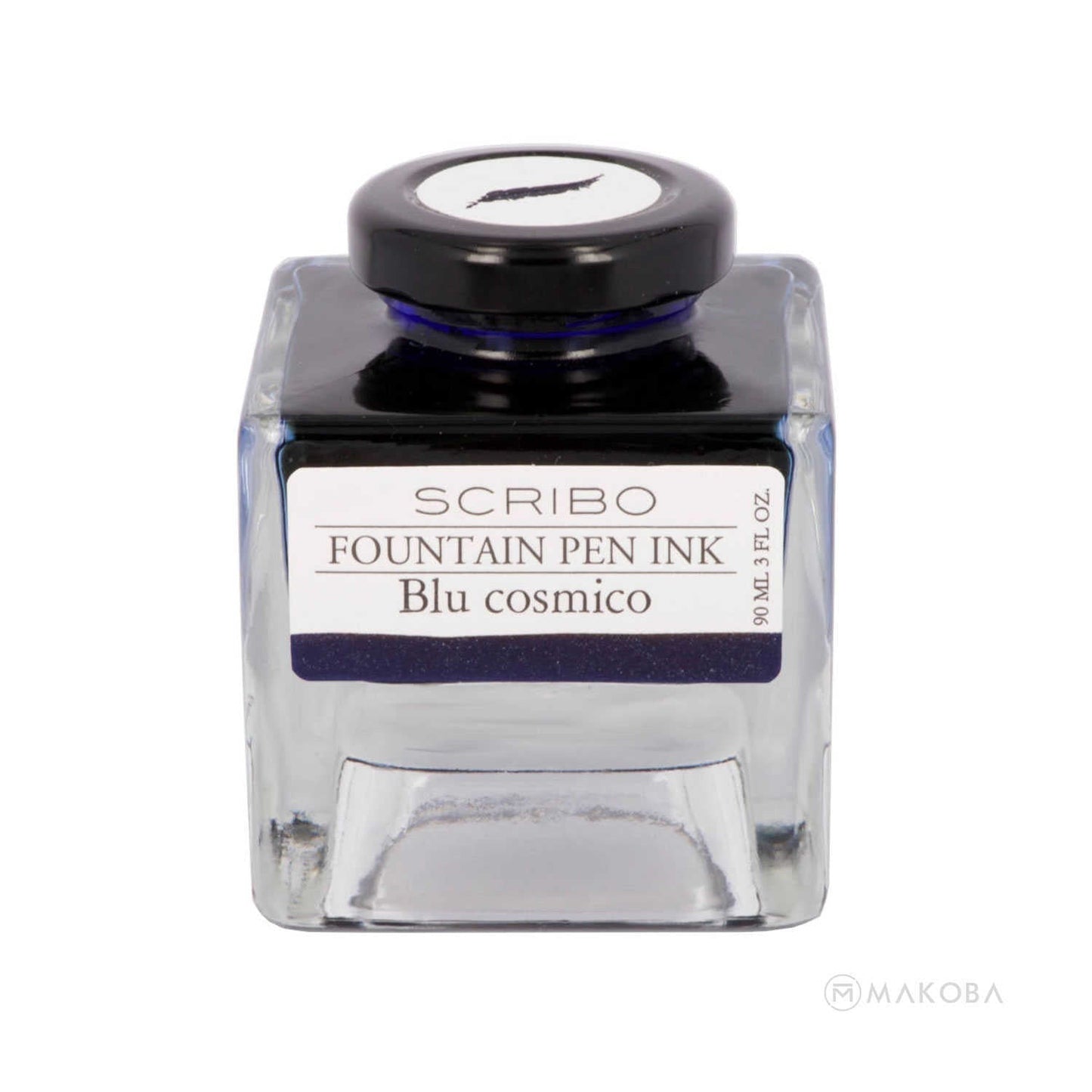 Scribo Blu Cosmico Ink Bottle- Blue - 90ml