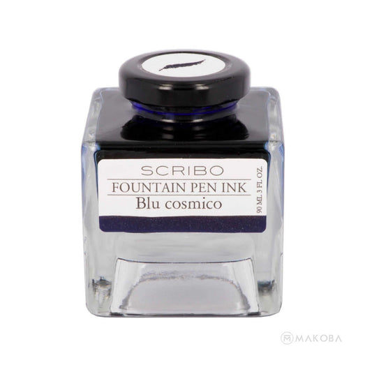 Scribo Blu Cosmico Ink Bottle- Blue - 90ml