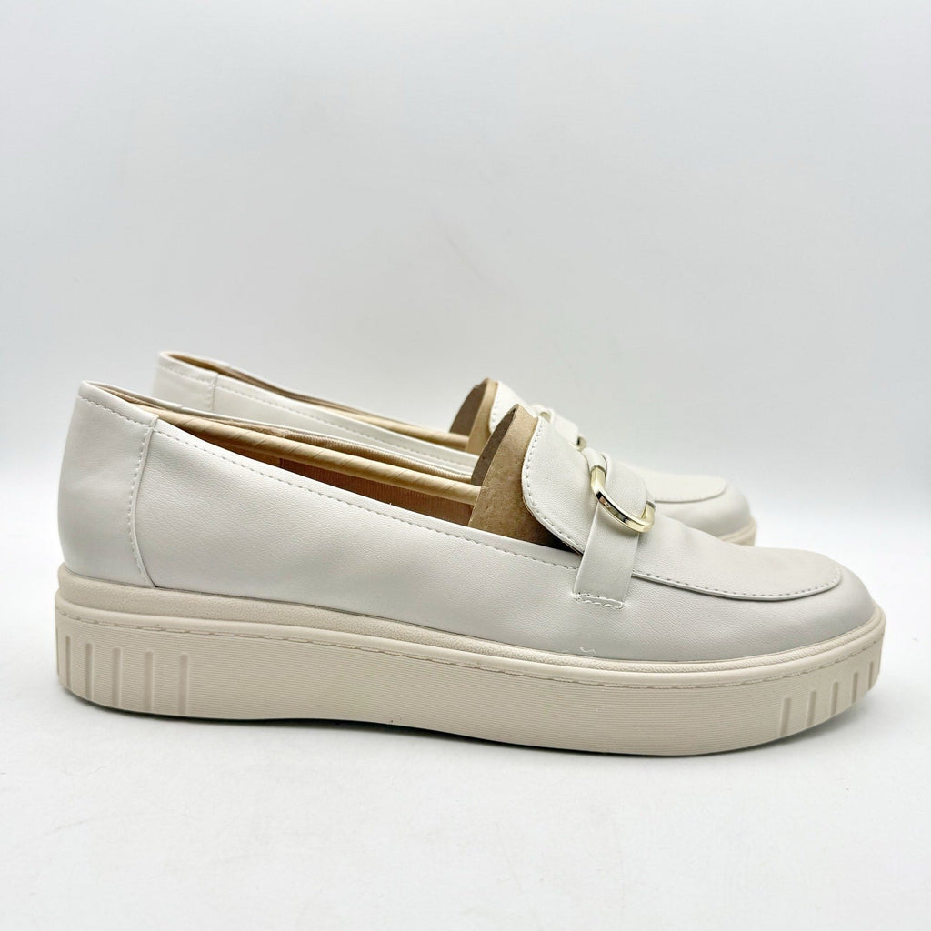 LifeStride Womens Genevabit Loafers Size 11 M EU 42 Bone Off White NIB