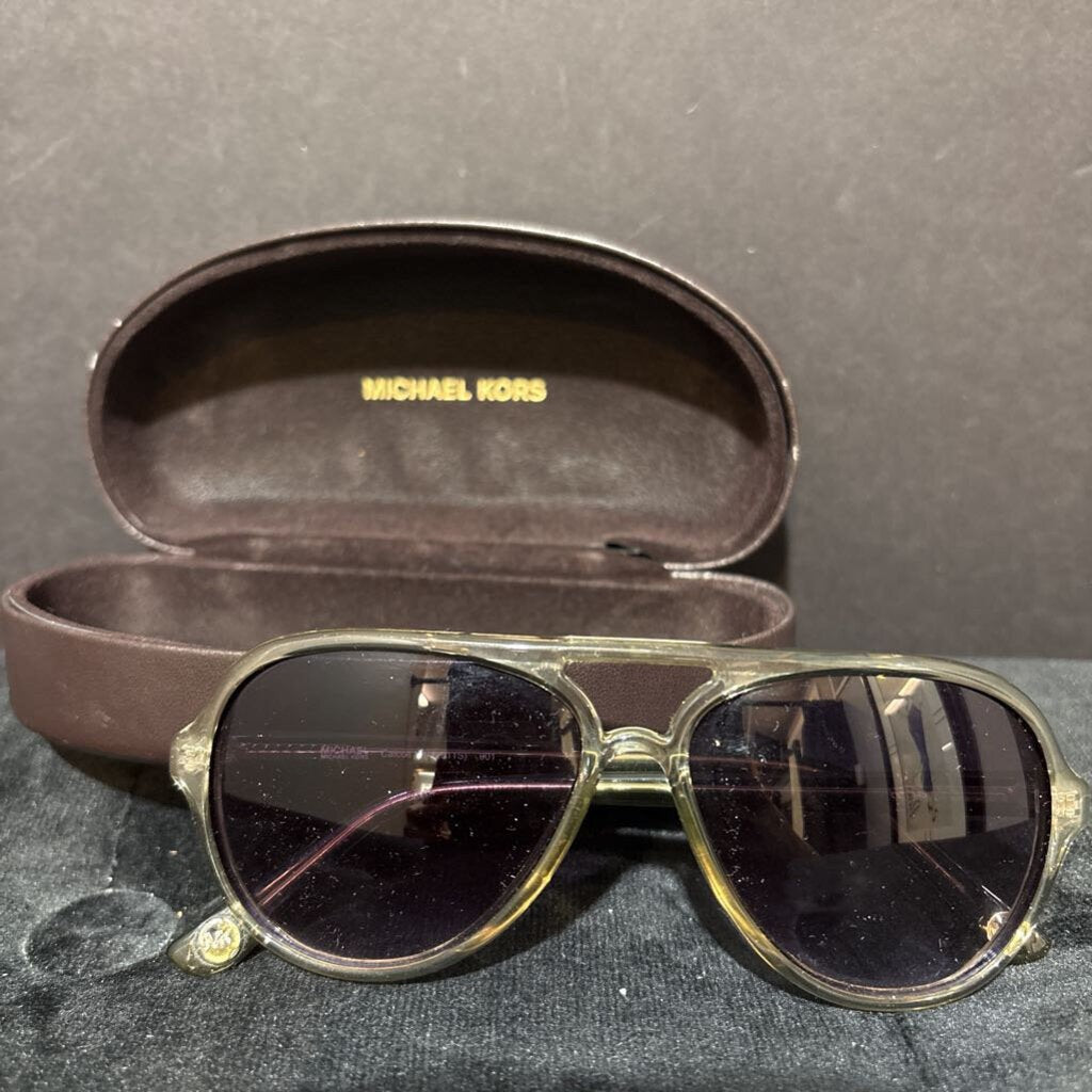 MK Aviator Style w/Case ACCESSORIES Sunglasses
