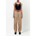 RE/DONE Women's Upcycled Cargo Trousers Small Khaki High Rise Straight Leg NWT