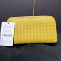 Bottega Veneta Woven Leather Zippy ACCESSORIES Wallet