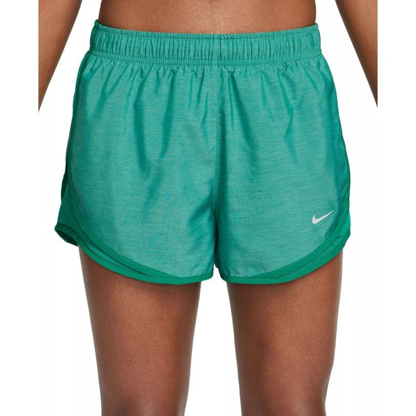NIKE Women's Dri Fit Tempo Running Shorts XS Dark Green Liner NWT