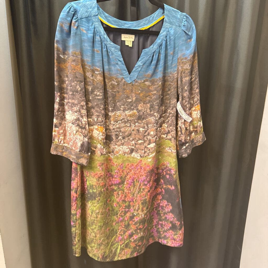 Meadow Rue Nature Scene 3/4 Slv DRESSES 10