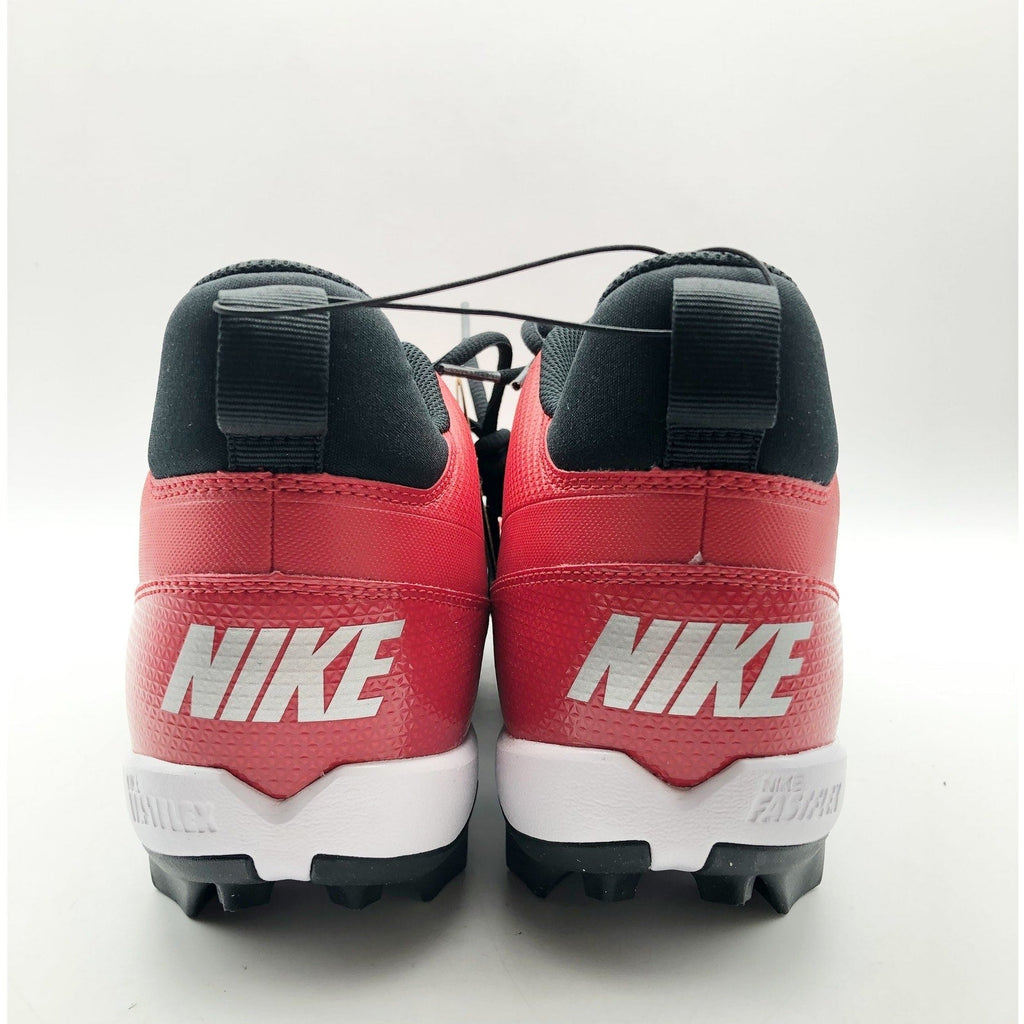 Nike Men's Alpha Menace 4 Shark Football Cleats Size 13 Red White NWOB
