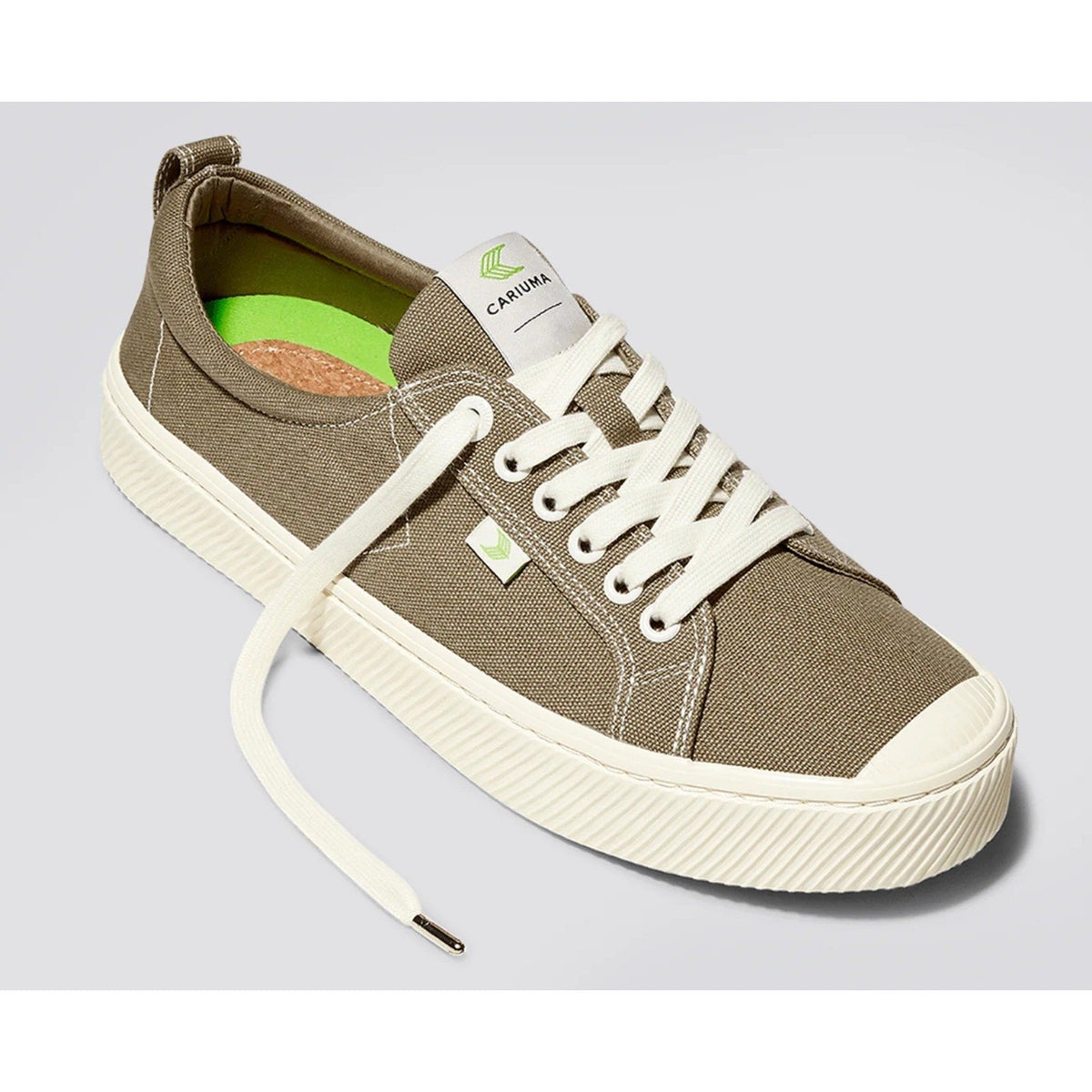 Cariuma Womens OCA Low Sneakers Size 8.5 Brown Burnt Sand Canvas NIB