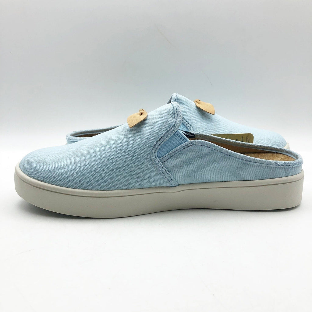 Spenco Womens Audrey Casual Slides 8 WIDE Cool Blue Slip On Sneaker Mule NIB