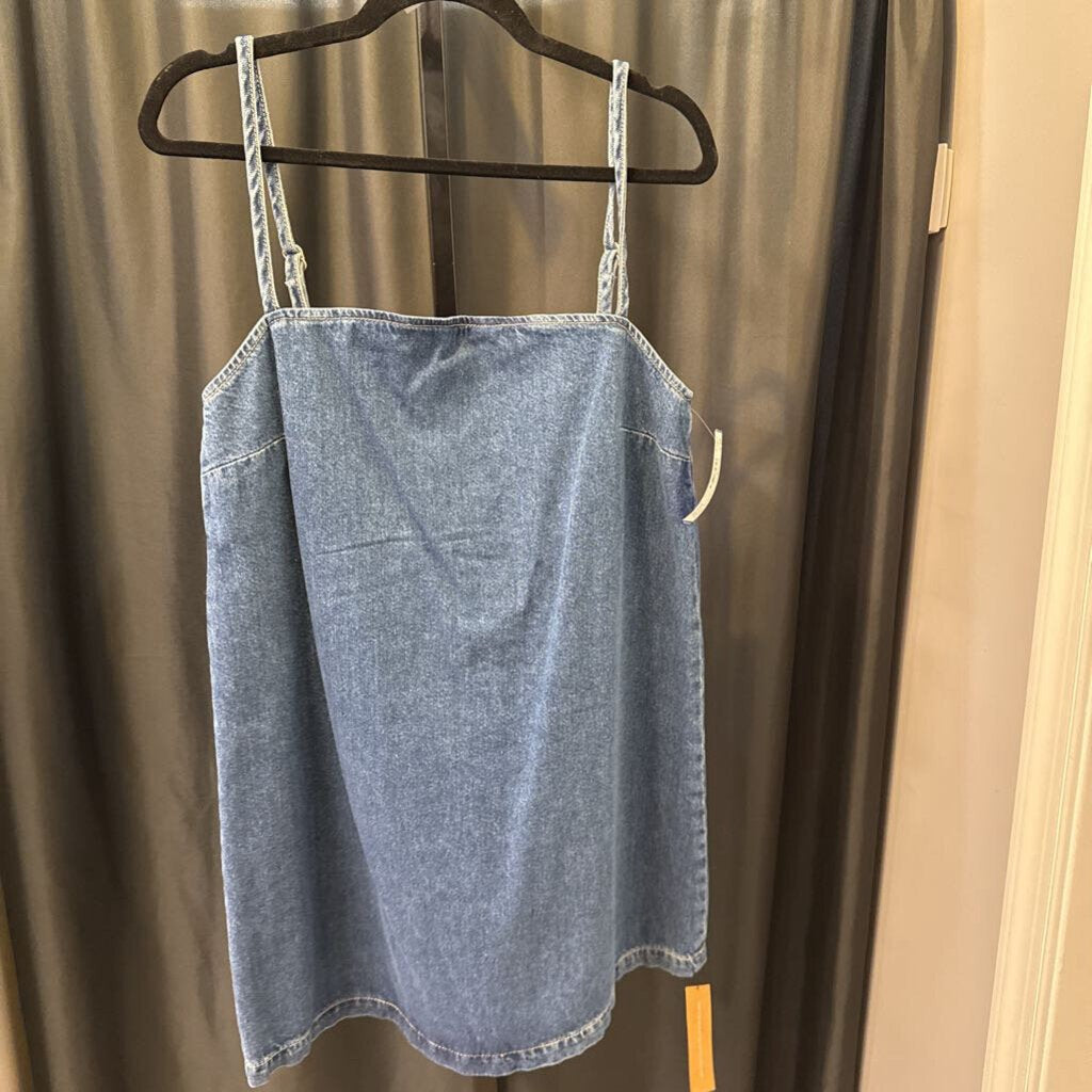 Reformation NWT Stella Denim Tank DRESSES 8