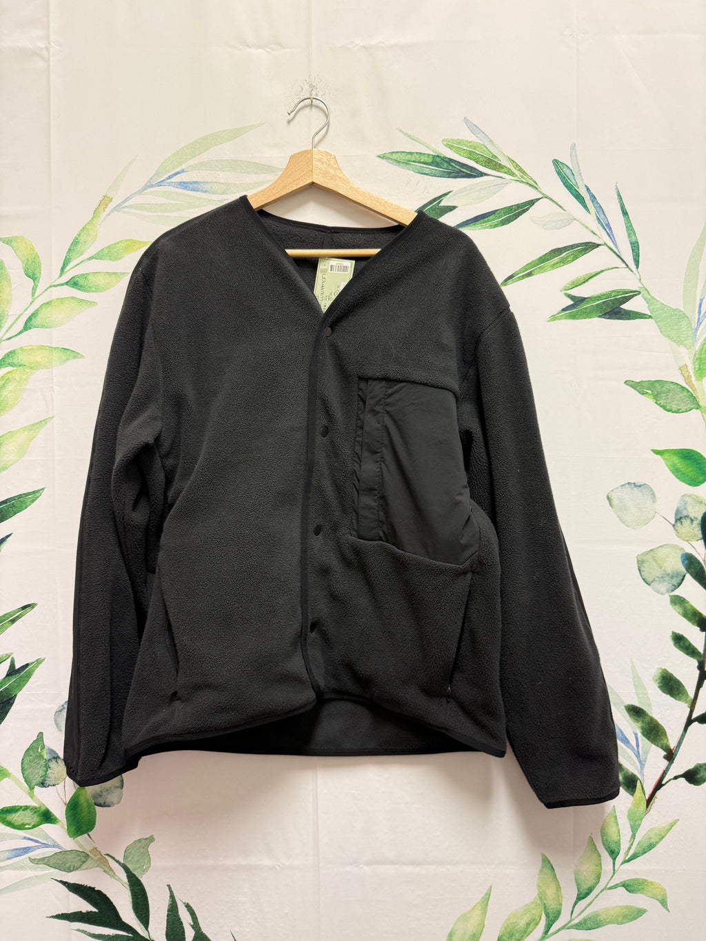 Lululemon Fleece Snap Cardigan (L) oo*