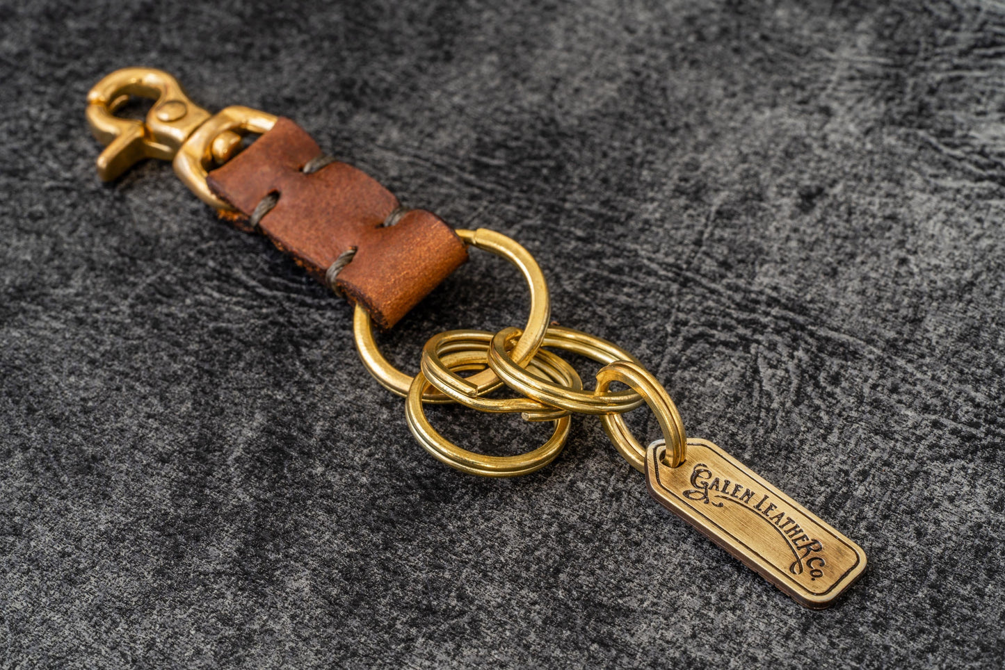 Leather Key Ring - New York