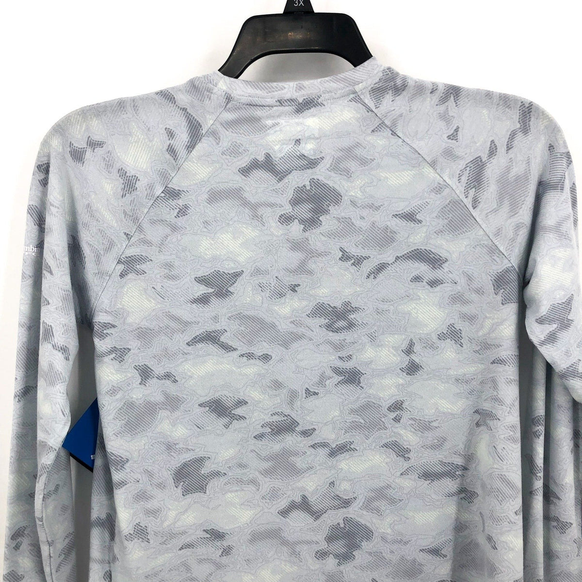 COLUMBIA PFG Womens Uncharted Knit Long Sleeve Tee XS Cirrus Grey Waters NWT
