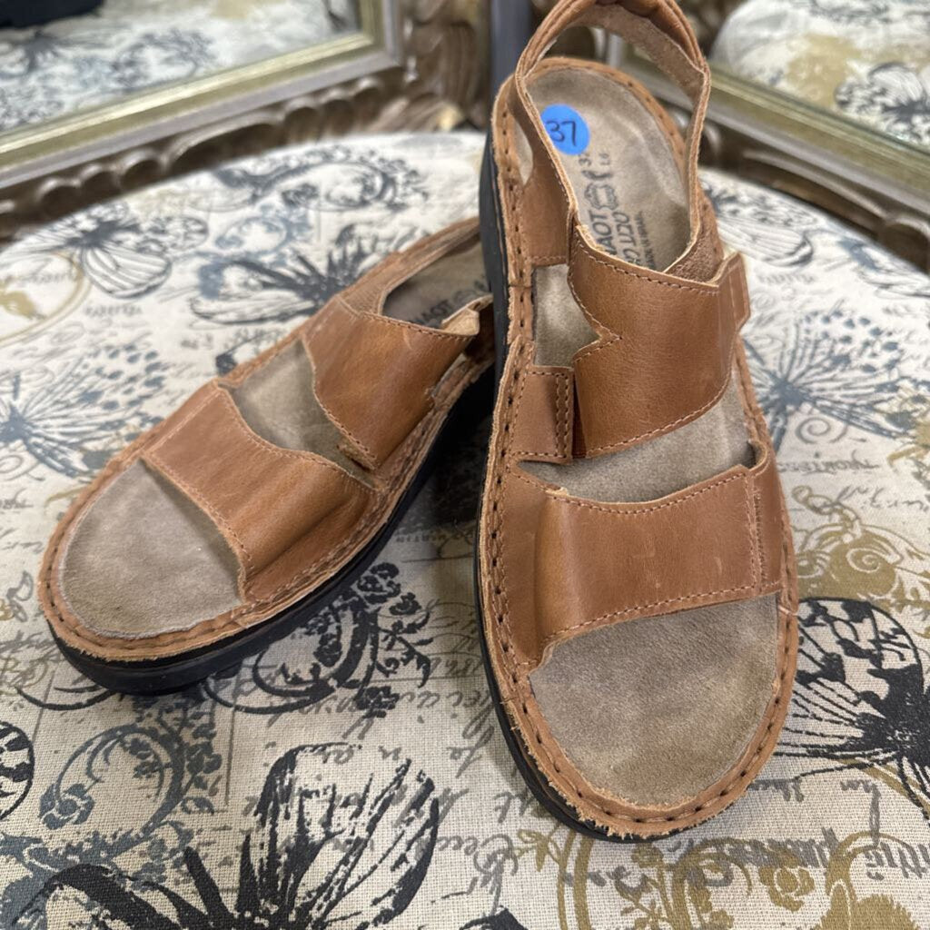 Naot NEW Leather Velcro Sandals SHOES 37