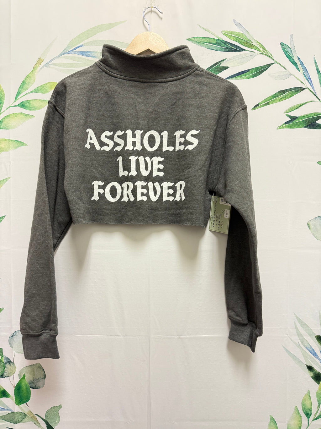 Assholes Live Forever Half Zip (S)