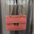 Chanel Quilted Beauty Lock HANDBAGS Large
