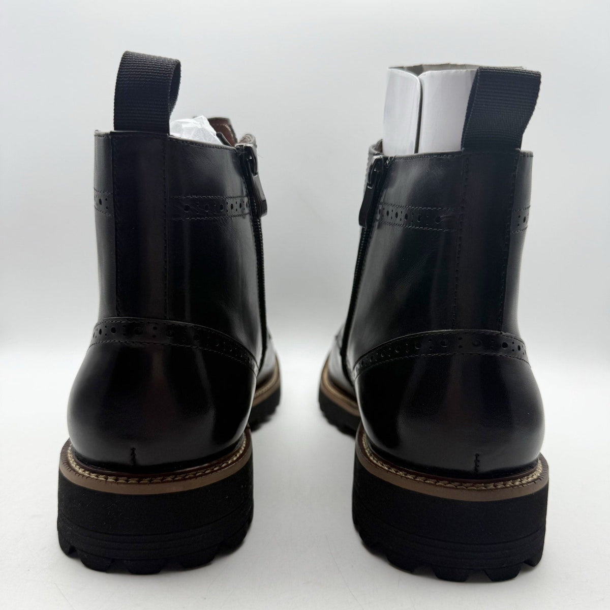Vintage Foundry Co. Mens Blade Ankle Boots US 11 EU 44 Black Leather NIB