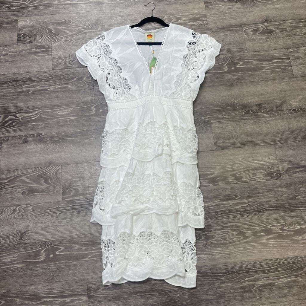 Farm Rio NWT Eyelet Ties DRESSES L