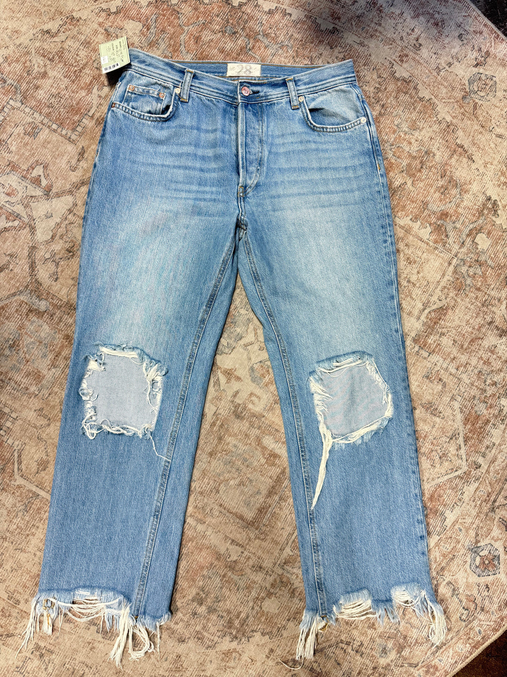 Free People Maggie Straight MR Jeans (28x27)
