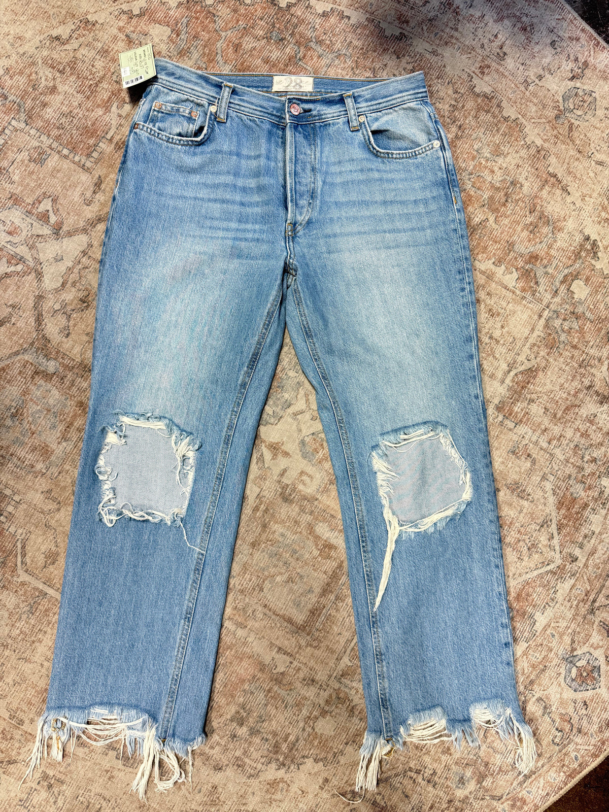Free People Maggie Straight MR Jeans (28x27)